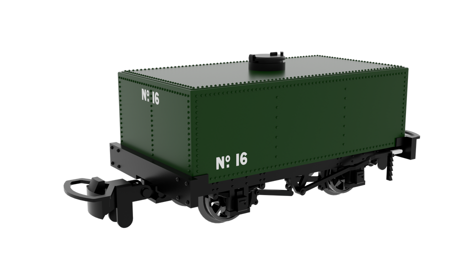 833102 Rapido 009 Rectangular Tank - Plain Green No. 16
