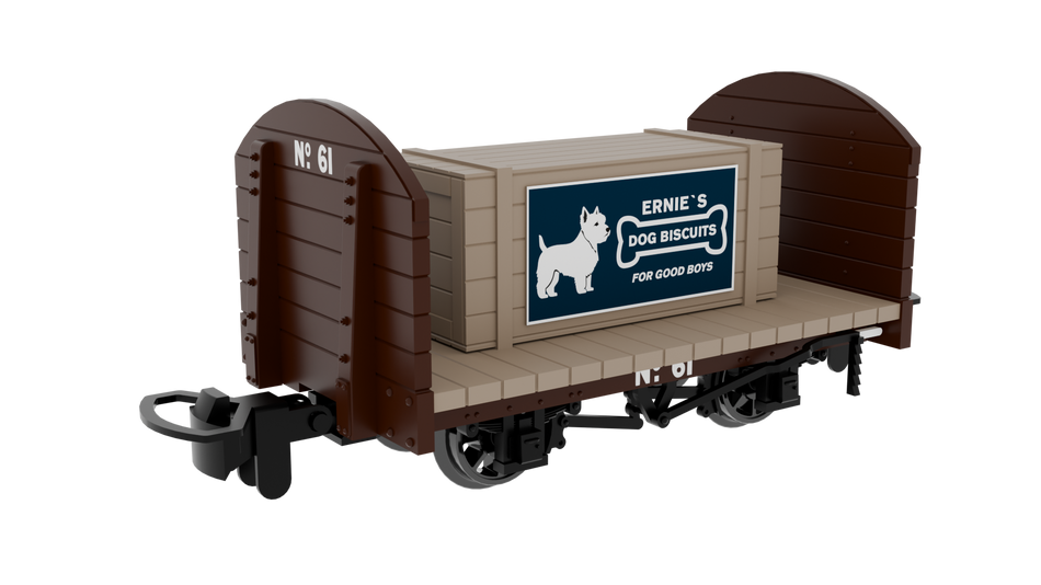 833201 Rapido 009 Round Ended Flat - Plain Brown No. 61 (with re