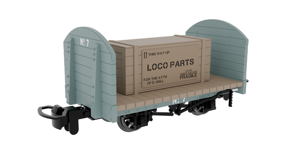 833203 Rapido 009 Round Ended Flat - Plain Grey No. 7 (with remo