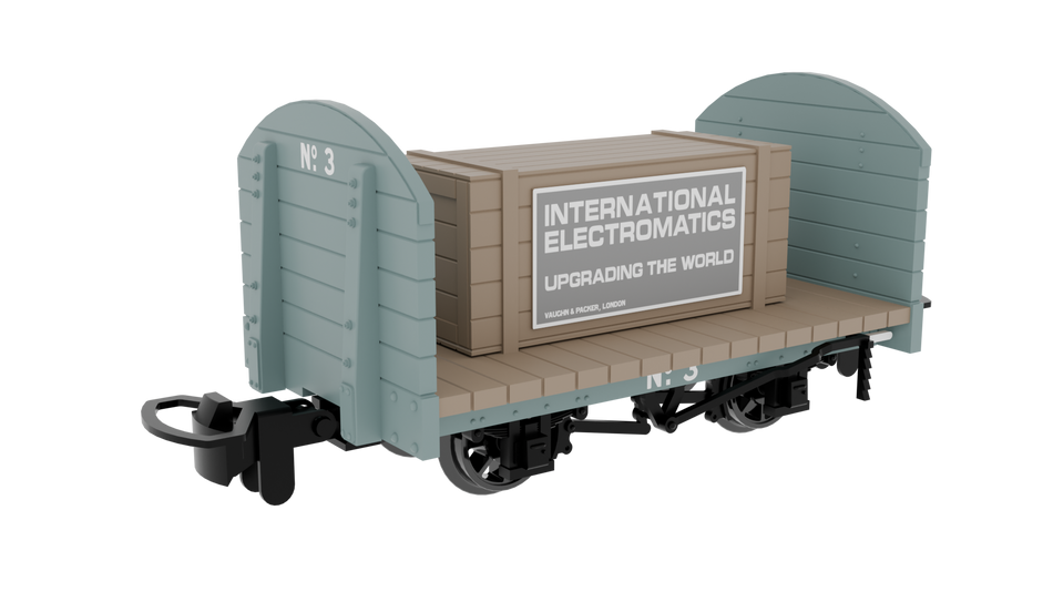 833204 Rapido 009 Round Ended Flat - Plain Grey No. 3 (with remo