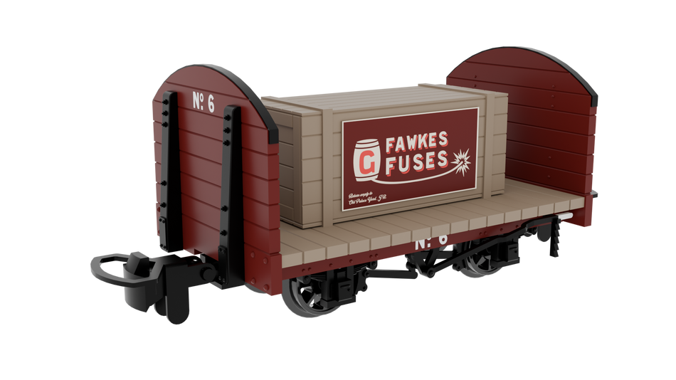 833207 Rapido 009 Round Ended Flat - Plain Red No. 6 (with remov