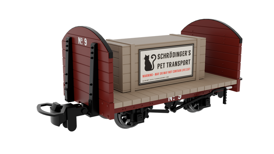 833208 Rapido 009 Round Ended Flat - Plain Red No. 9 (with remov
