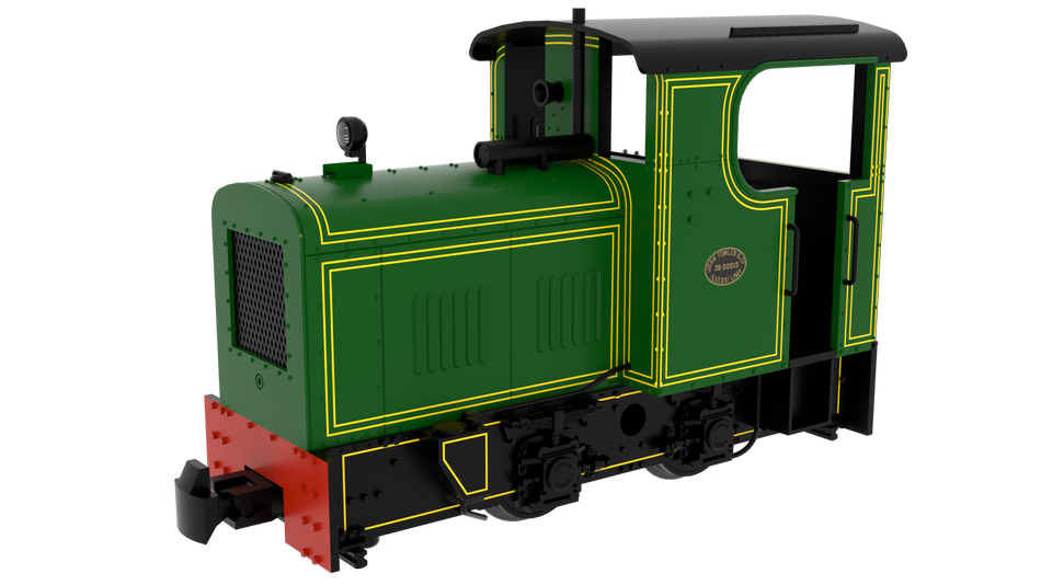 834001 Rapido Fowler Resilient Class 4wDM Diesel - Fowler Works Green
