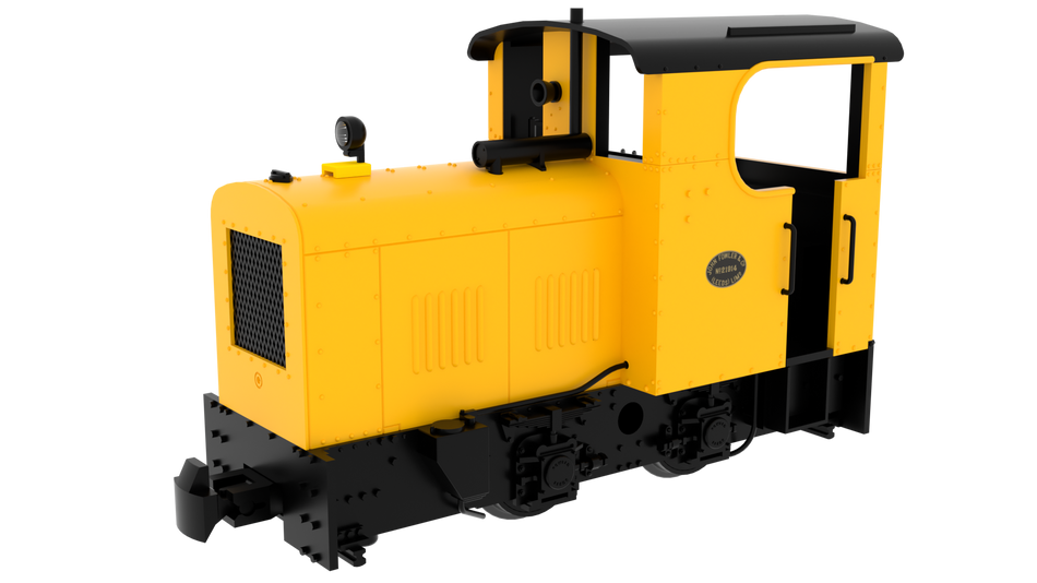 834007 Rapido Fowler Resilient Class 4wDM Diesel - Queensland Plain Yellow
