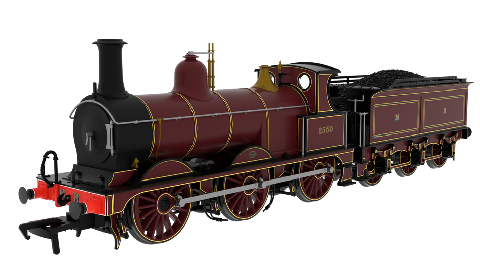 837001 Rapido MR Class M 0-6-0 Steam Loco No.2250 MR Fully Lined Crimson