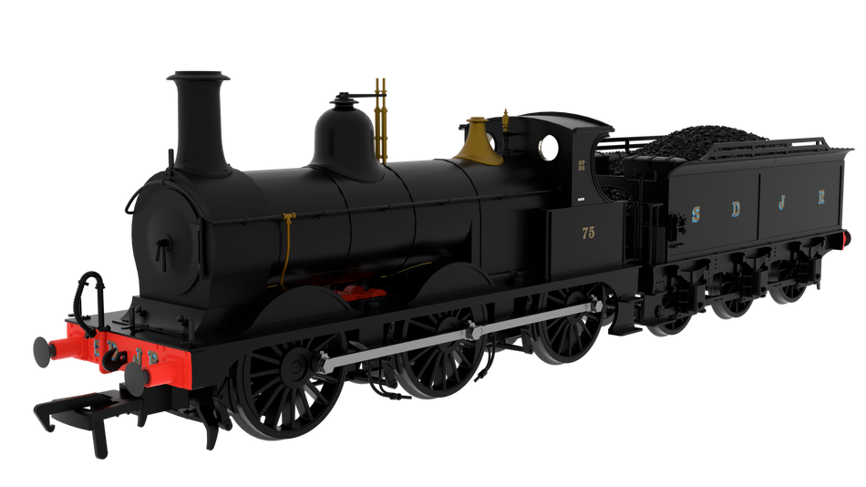 837007 Rapido MR Class M 0-6-0 Steam Loco No.75 SDJR Black