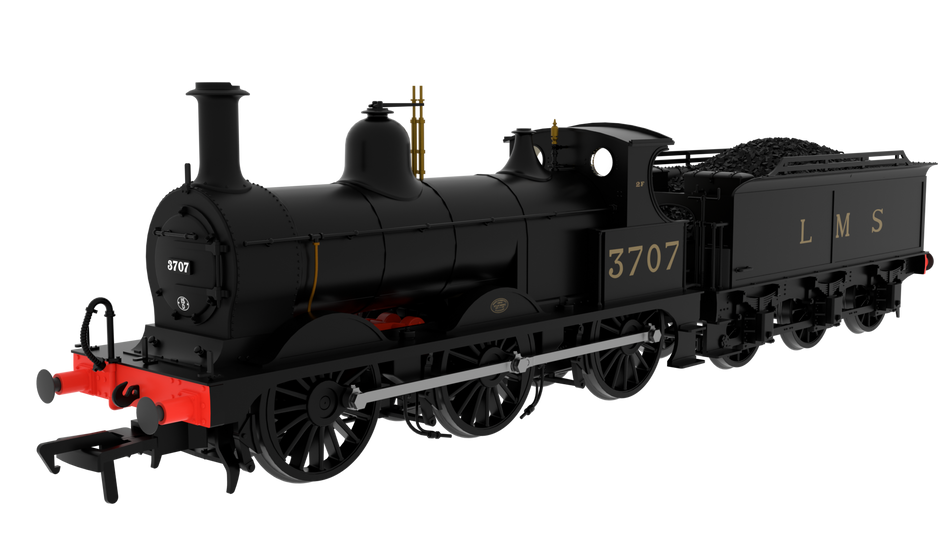 837012 Rapido MR Class M 0-6-0 Steam Loco No.3707 LMS Black