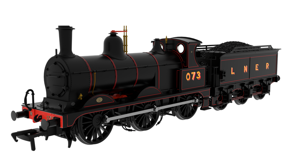837016 Rapido MR Class M 0-6-0 Steam Loco No.073 LNER Plain Black