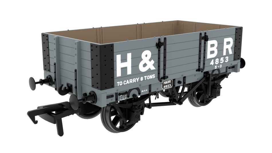 845014 Rapido MR D299 5-Plank Open - H&BR Grey No.4853