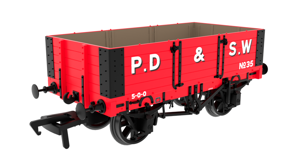 845018 Rapido MR D299 5-Plank Open - PD&SW Red No.35