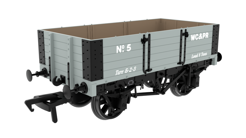 845019 Rapido MR D299 5-Plank Open - WC&PR Grey No.5