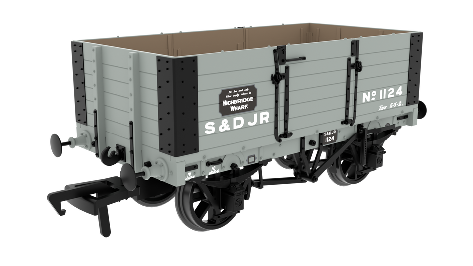 845208 Rapido MR D301 6-Plank Open - SDJR Grey No.1124