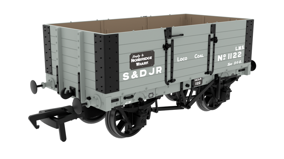 845214 Rapido MR D301 6-Plank Open - LMS (SDJR Lettering) No.1122
