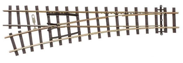 85632 Tillig HOm Narrow Gauge Point EW 18° Left H0m