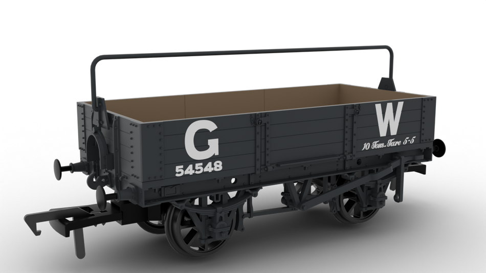925015 Rapido GWR Four-Plank Open No.54548 (23"" Numbers)