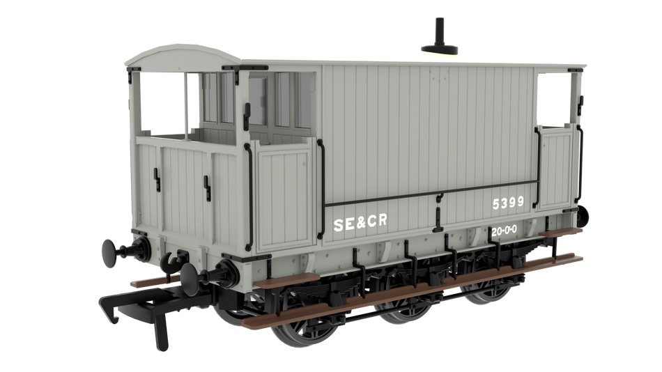 931019 Rapido SECR 6 Wheel Brake Van No. 5399 SE&CR Wainwright