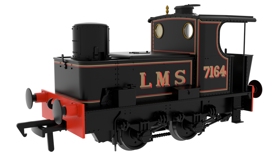 949001 Rapido Pre-War 0-4-0 Sentinel - LMS 7164