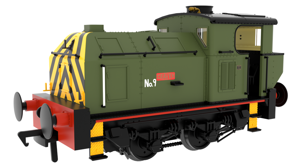 949205 Rapido Post-War 0-4-0 Sentinel - Craven Brothers number 9