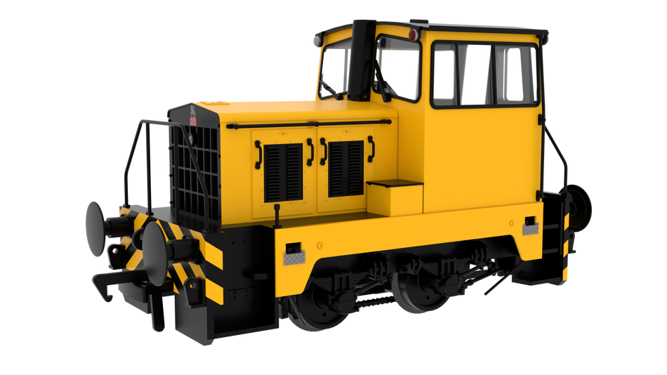 949301 Rapido Thomas Hill Sentinel Rebuild 4wDM Diesel - Yellow with wasp stripes