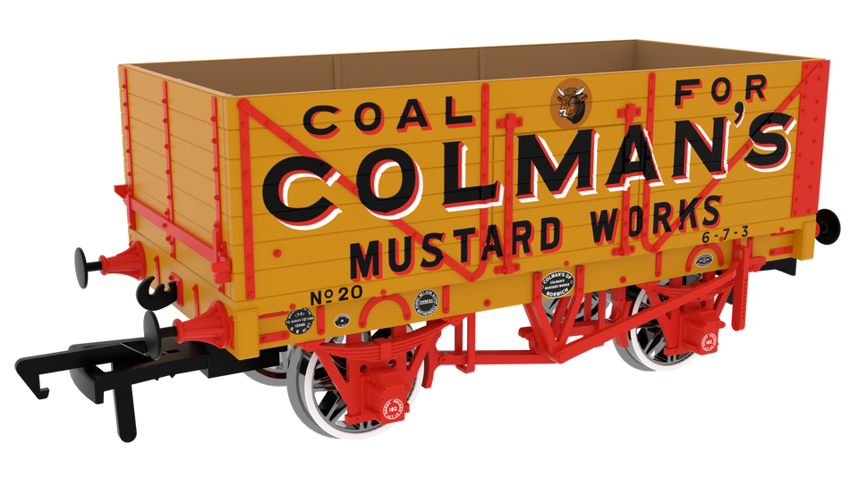 967249 Rapido Colman’s Mustard (7-plank, side and end doors)
