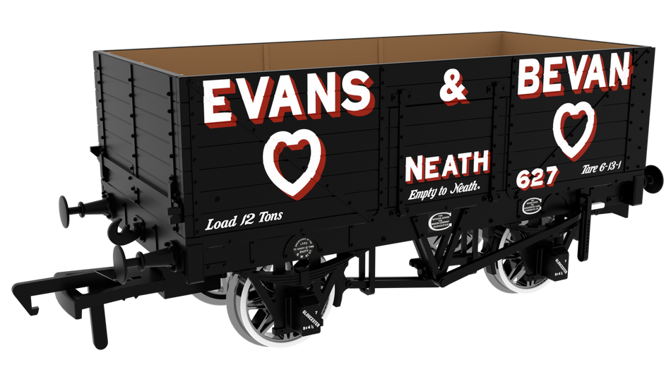 967253 Rapido Evans & Bevan (7-plank, side and end doors)