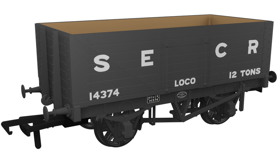 967405 Rapido SECR D1357 7 Plank Wagon SECR Loco Coal 14374