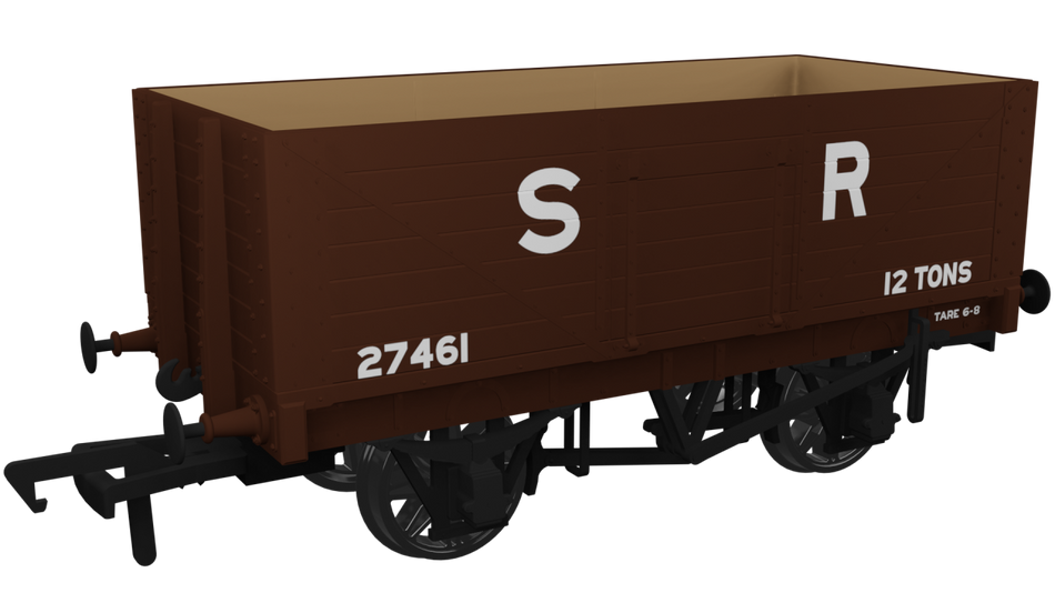 967409 Rapido LBSC D1373 7 Plank Wagon SR pre-1936 No.27461