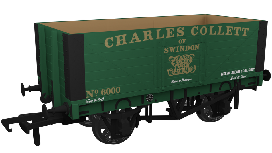 967429 Rapido RCH 7 Plank Wagon Collett No.6000
