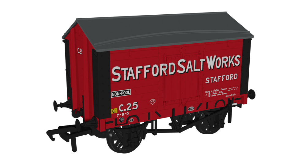 967614 Rapido RCH 1907 Salt Wagon - Stafford Salt Works No.C25