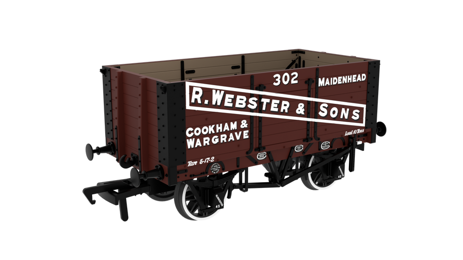 967803 Rapido RCH 1907 7 Plank Wagon - R.Webster & Sons No.302