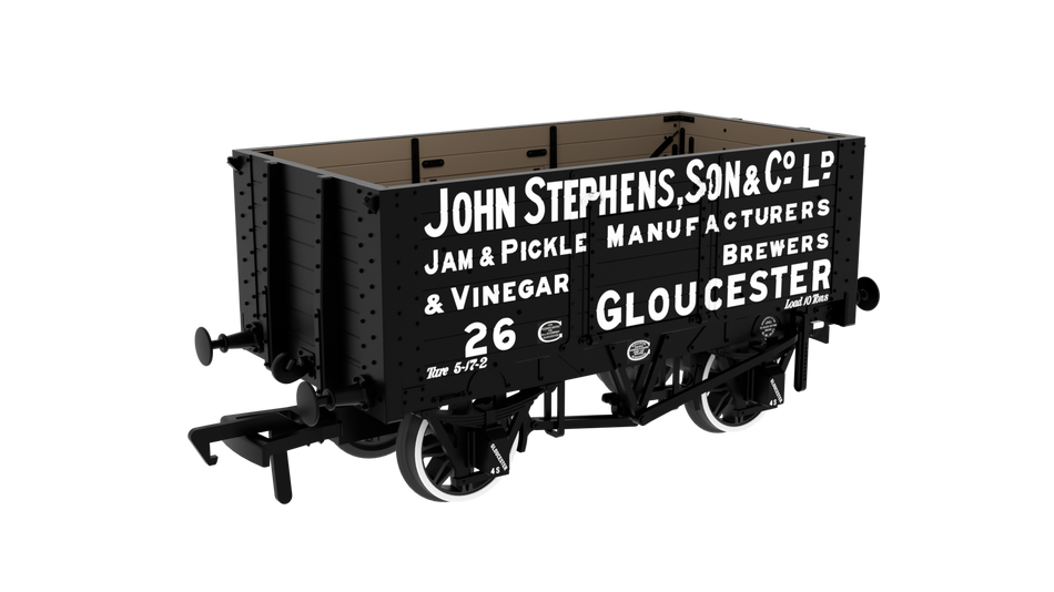 967804 Rapido RCH 1907 7 Plank Wagon - John Stephens, Son, & Co.