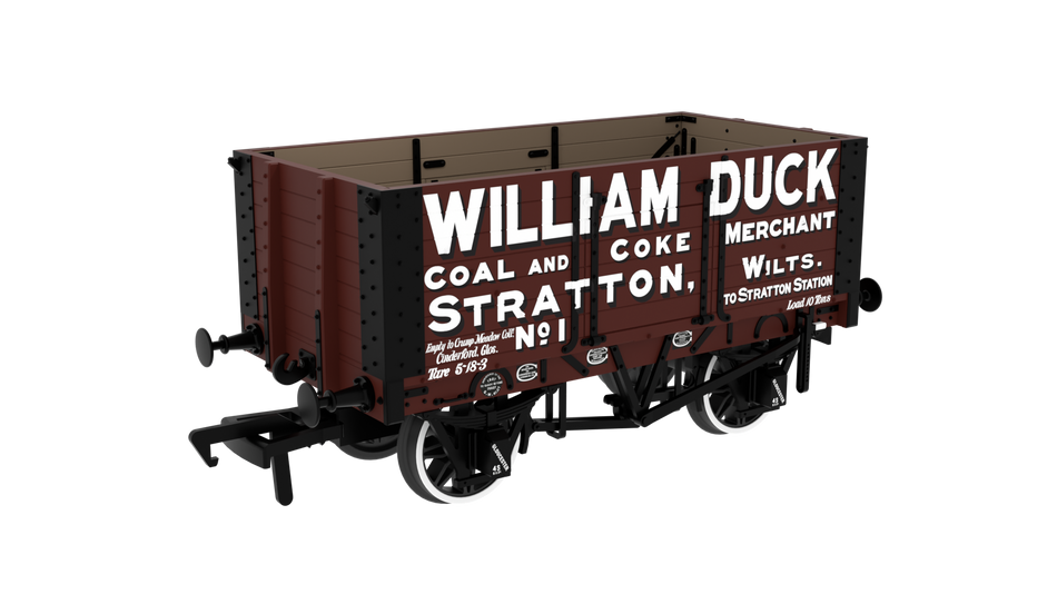 967805 Rapido RCH 1907 7 Plank Wagon - William Duck No.1