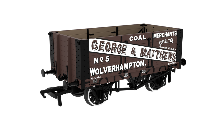 967807 Rapido RCH 1907 7 Plank Wagon - George & Matthews No.5