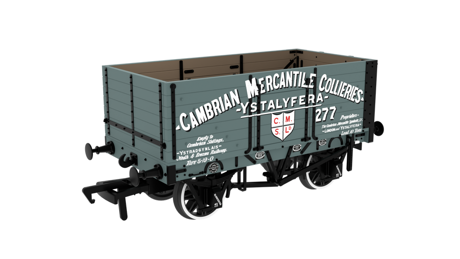 967811 Rapido RCH 1907 7 Plank Wagon - Cambrian Mercantile Colli