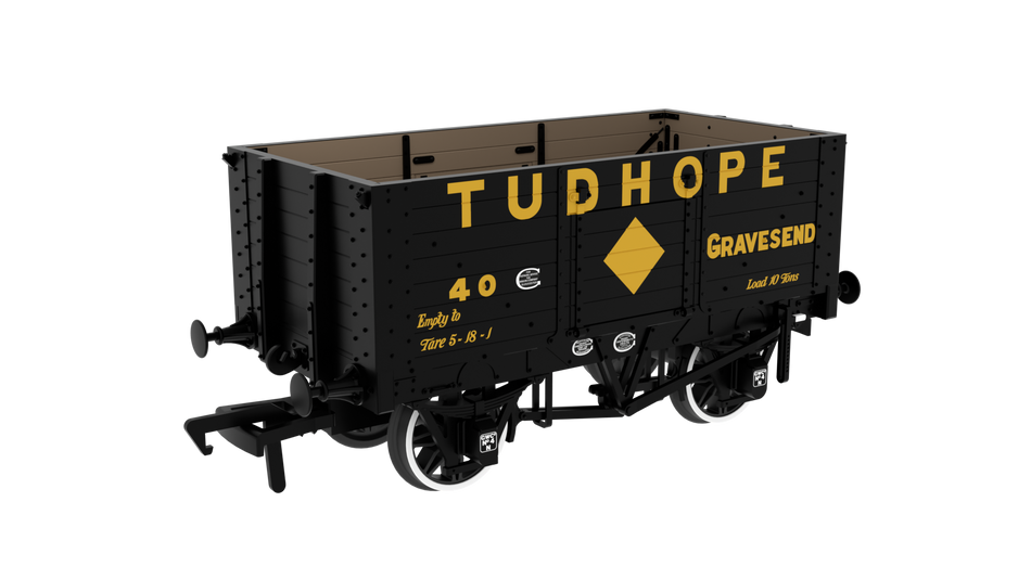 967817 Rapido RCH 1907 7 Plank Wagon - Tudhope No.40