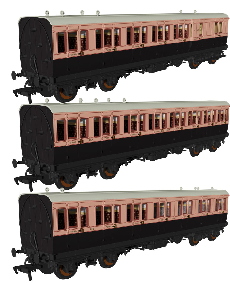 978101 Rapido LSWR ‘Evolution’ Non-Corridor Carriage Pack