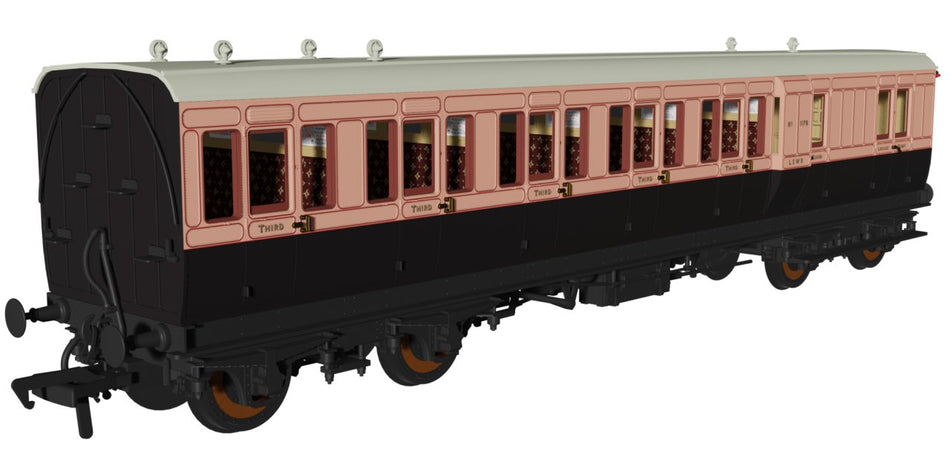 978102 Rapido LSWR Evolution Non-Corridor Brake Third No.1178