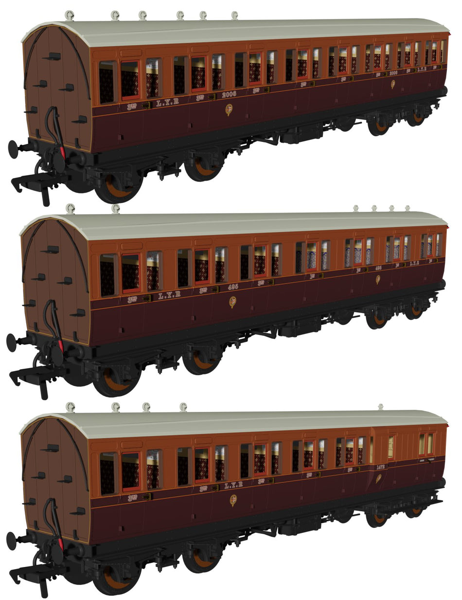 978137 Rapido L&Y ‘Evolution’ Non-Corridor Carriage Pack