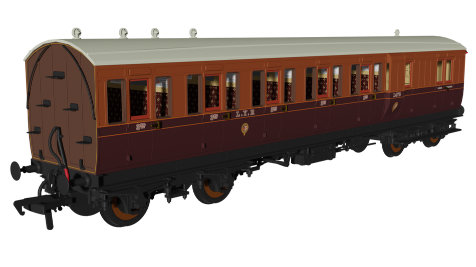 978138 Rapido L&Y ‘Evolution’ Non-Corridor Brake Third No.1475