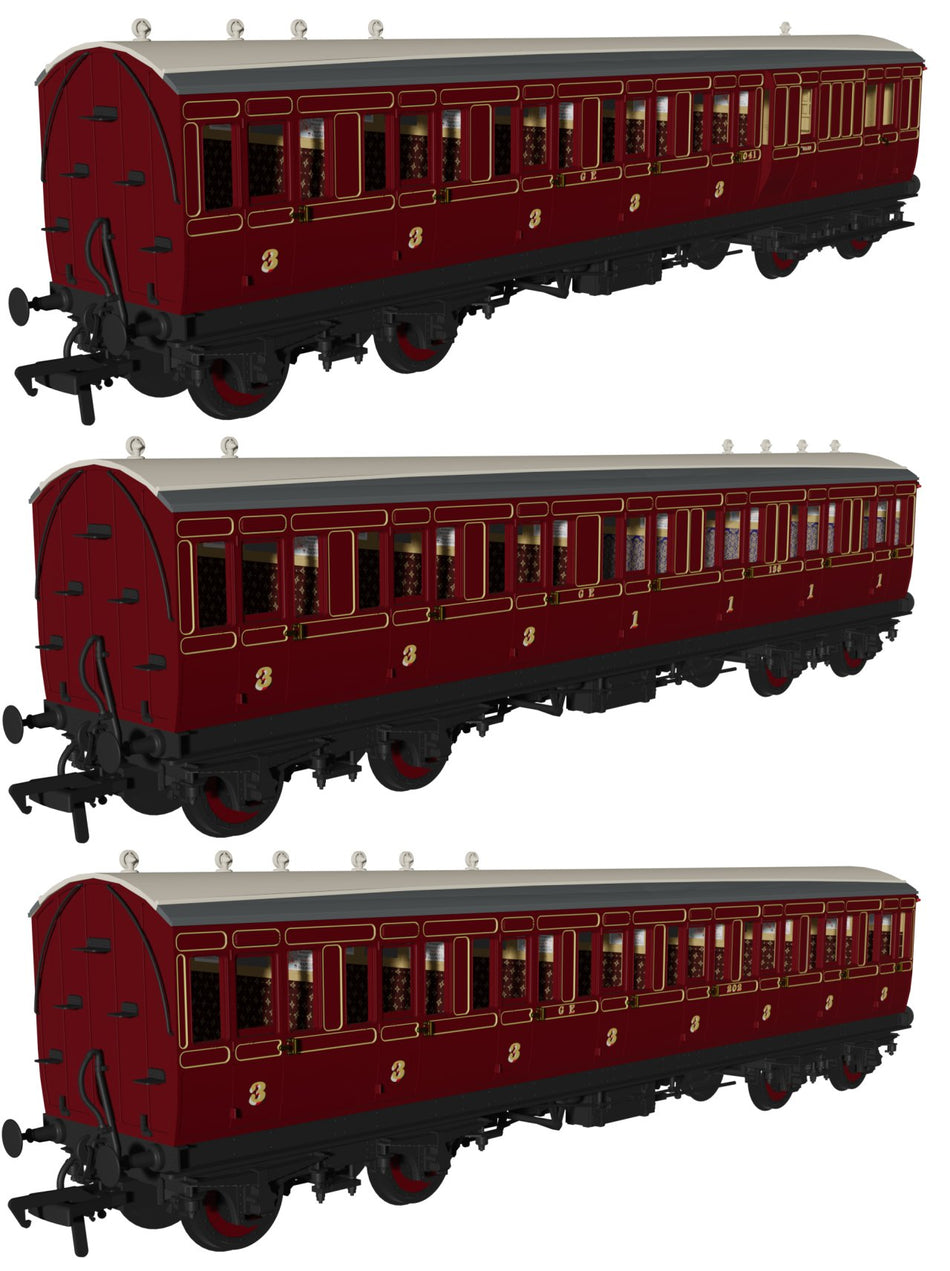 978143 Rapido GER ‘Evolution’ Non-Corridor Carriage Pack
