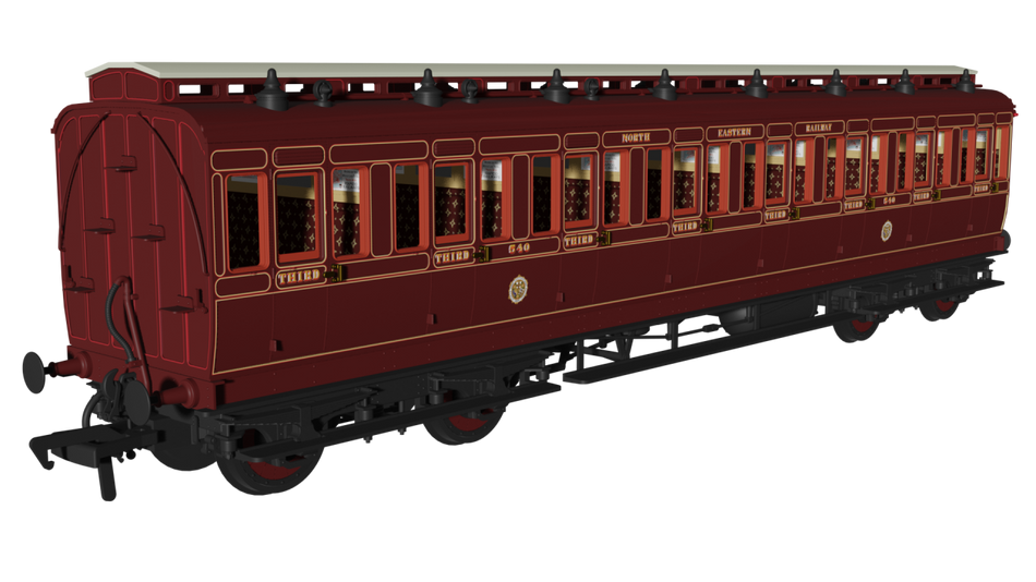 978151 Rapido NER ‘Evolution’ Non-Corridor Third No.540