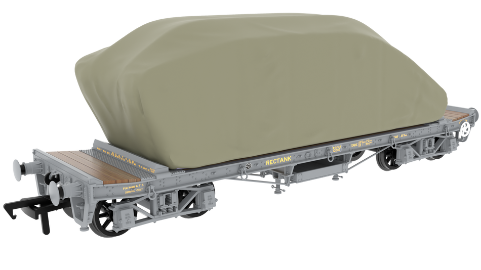 985004 Rapido WD 35T Rectank No.12087 - WD Grey (Tank Load)