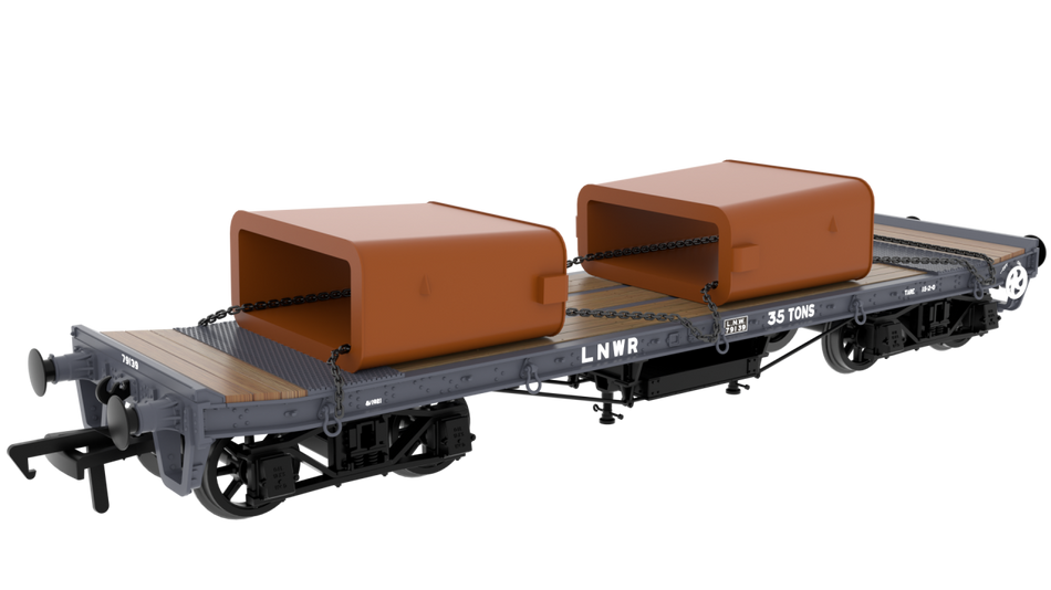985005 Rapido WD 35T Rectank No.79139 - LNWR Grey (Mould Load)