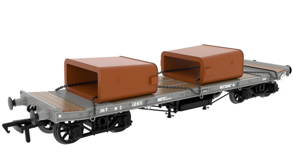 985011 Rapido WD 35T Rectank No.12811 - LNER Grey (post-36) (Mou