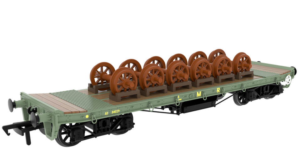985017 Rapido WD 35T Rectank No.AD84029 - LMR Green (Wheel Load)