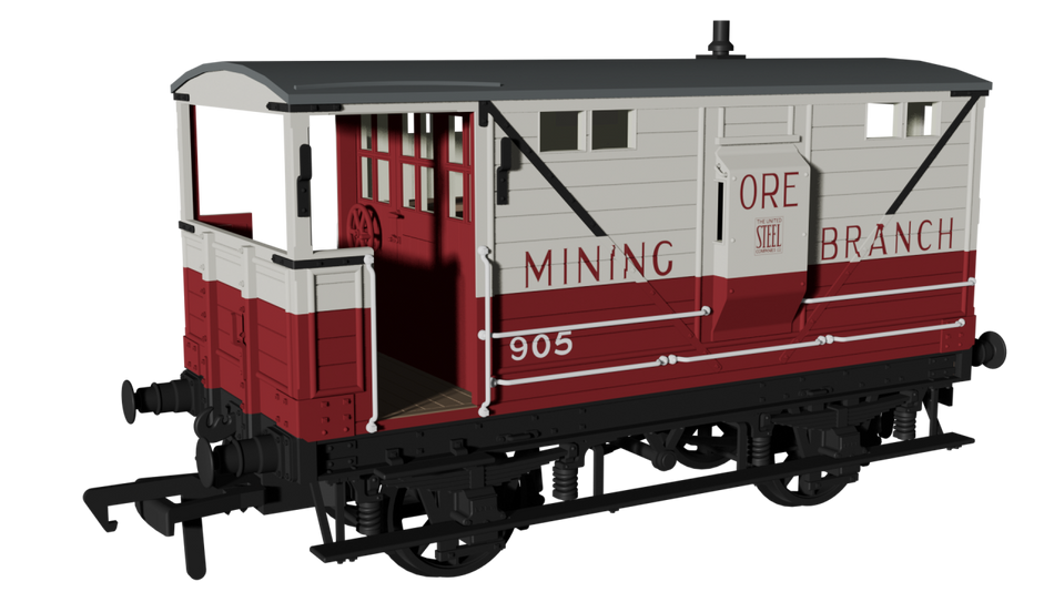 987010 Rapido LNWR D17b Brake - Ore Mining Branch No.905