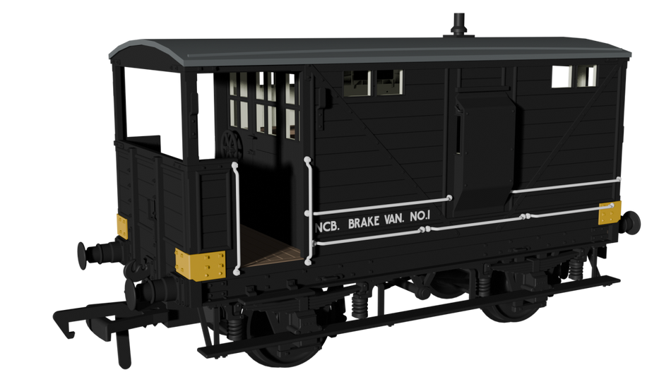 987011 Rapido LNWR D17b Brake - NCB No.1