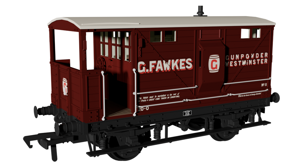 987016 Rapido LNWR D17b Brake - G. Fawkes No.11