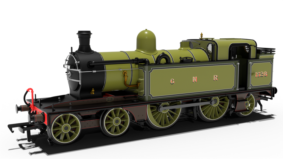989502 Rapido GNR C2 Tank - No.1528 GNR Lined Green - DCC SOUND