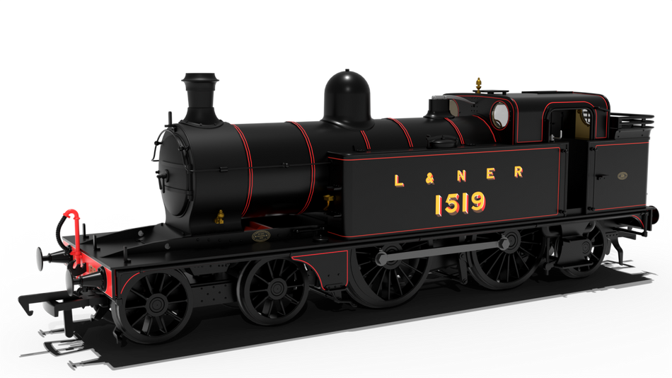 989505 Rapido LNER C12 Tank - No.1519 L&NER Lined Black